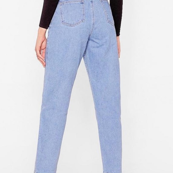 Light wash tapered mom jeans - Picture 3 of 4